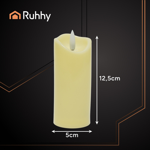 LED svíčka, 12,5x5cm | Ruhhy - Image 2