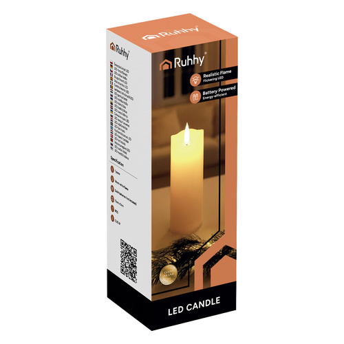 LED svíčka, 15x5cm | Ruhhy - Image 7