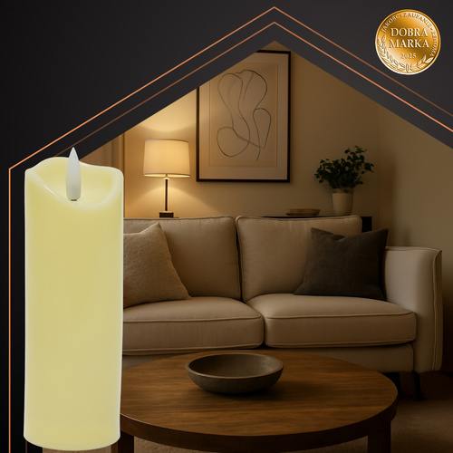 LED svíčka, 17x5cm | Ruhhy - Image 6