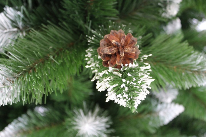 Umělý vánoční stromek s koblihami Sněhurka | 180cm - Image 2